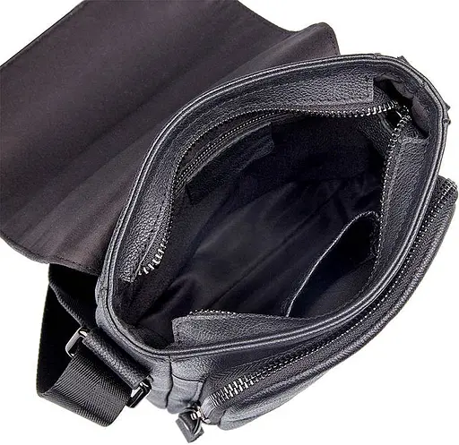 Чоловіча шкіряна сумка Vintage 18х22х5,5 см sum0015002 - фото 6