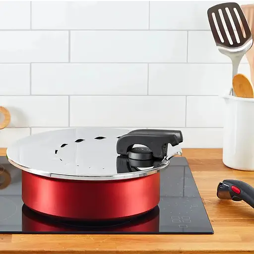 Кришка Tefal для серії Ingenio із захистом від розбризкування 20-28 см (L9829853) для сковороди та каструлі  - фото 4