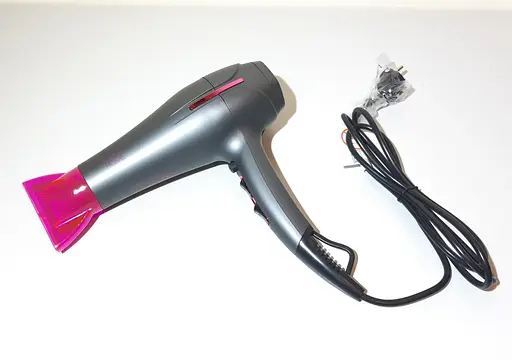 Фен с ионизацией Easy Home GT-HDi-09, 2000 Вт 3 уровня обдува холодный режим концентратор 1 шт. черный (33705-IS) - фото 6