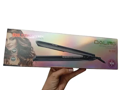 Випрямляч для волосся Daling DL‑5247 керамічний 120-200°C Чорний - фото 2