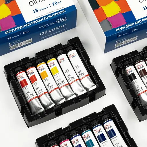 Набор масляных красок 18х20 мл блистер Rosa Studio - фото 3