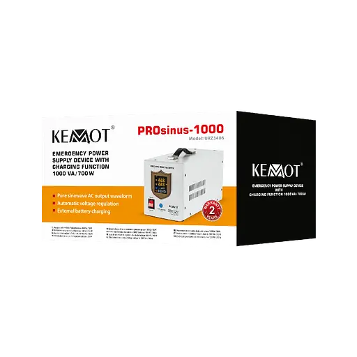 ИБП Преобразователь напряжения KEMOT PROsinus 1000 12/230V (700/1000W) URZ3406 - фото 4