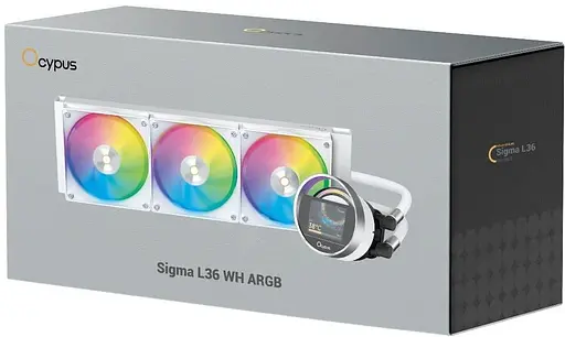 СВО Ocypus Sigma L36 WH ARGB 360мм (SIGMA-L36-WH3AAWWN00X-GL) - фото 15