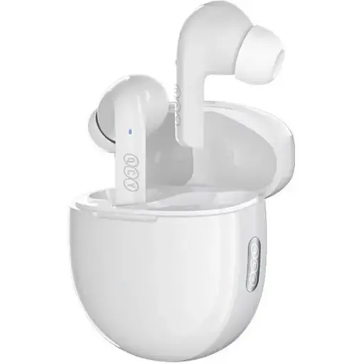 Навушники TWS QCY T18 5.0 white Global version - фото 3