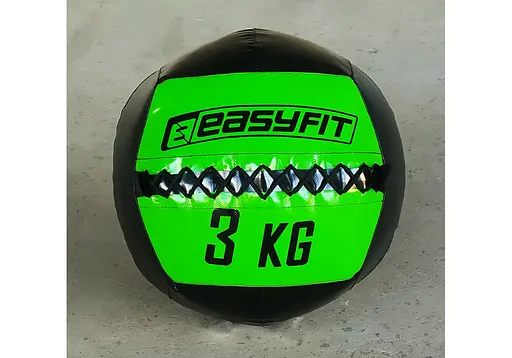Медицинский мяч EasyFit Wall Ball медбол, волболл 3 кг (EF-WB-03) - фото 2