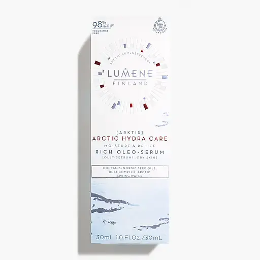 Зволожуюча та заспокійлива олія-сироватка Lumene Arktis, 30 мл (8000019474251) - фото 2