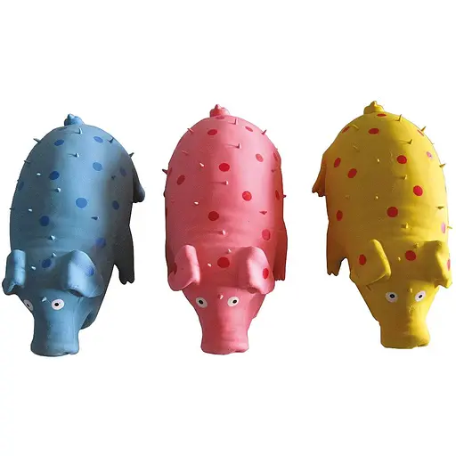 Іграшка для собак Tatrapet Toys Fun латексна Свинка з шипами 16 см (різні фігурки)