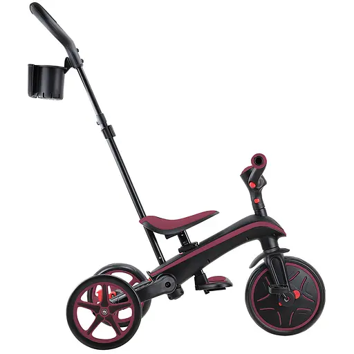 Велосипед детский Globber Explorer Trike Foldable 4в1 до 20 кг бордовый (732-202-2) - фото 7