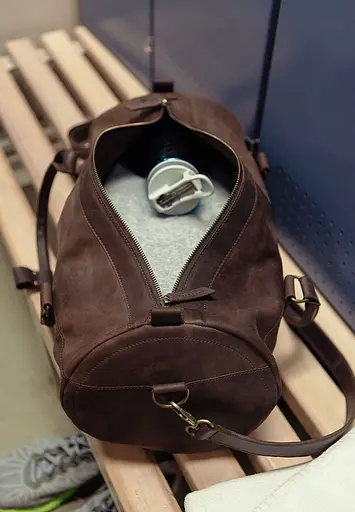 Шкіряна сумка Harper темно-коричнева Crazy Horse - фото 10