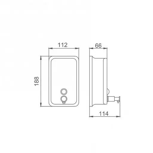 Дозатор для жидкого мыла Frap F402  - фото 2
