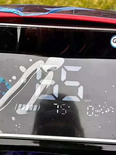 Электроскутер Двухместный Crosser CR14 (1000W, 72V/24Ah) Красный - фото 5