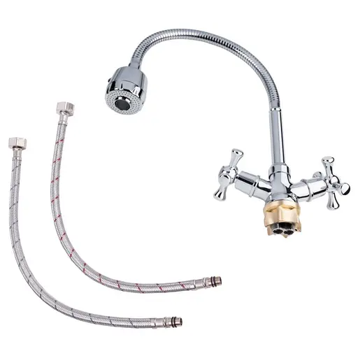 Змішувач для кухні з рефлекторним зливом Lidz (CRM) 75 21 271F-4 - фото 4