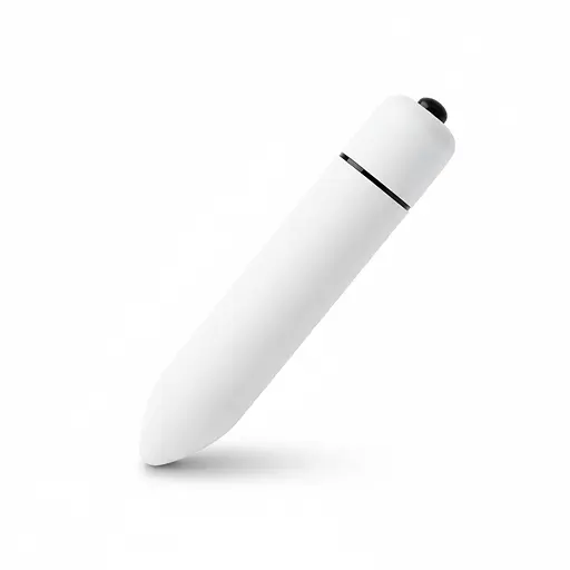 Вібропуля міні для кліторальної стимуляції водостійка біла - фото 1