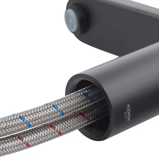 Змішувач для умивальника Koer KB-10030-05 KR5425 Чорний матовий - фото 7