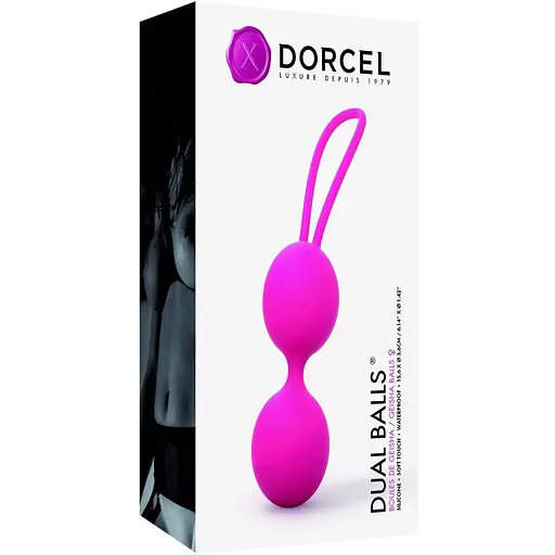 Вагинальные шарики Dorcel Dual Balls Magenta - фото 3