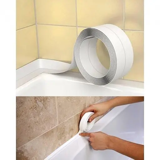 Стрічка бордюрна для ванної самоклеюча 60 мм Білий (СС.Л62) 30412 - фото 4