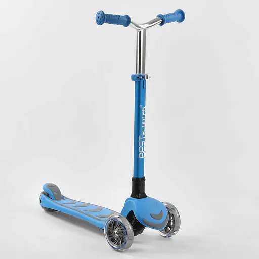 Самокат трехколесный Best Scooter, голубой, Y-00180