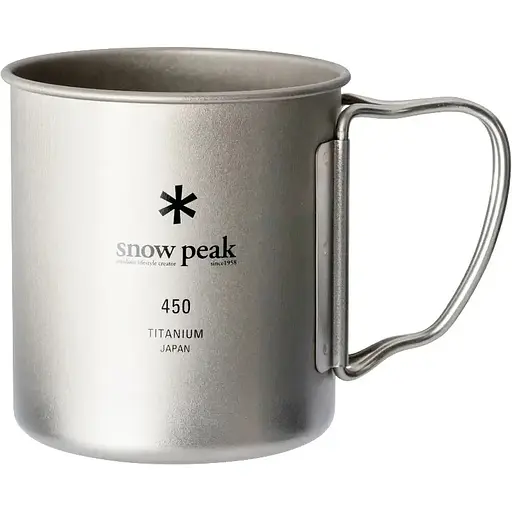 Кружка Snow Peak MG-143 Titanium Single Wall 450 мл