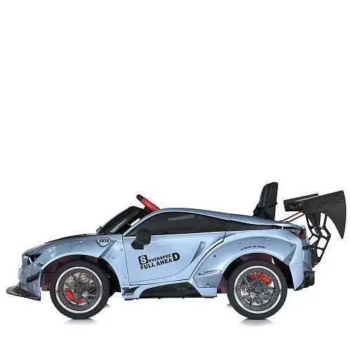 Електромобіль дитячий Bambi M 5820EBLRS-12 24V MP3 USB TF Bluetooth EVA шкіра музика світло блакитний - фото 7