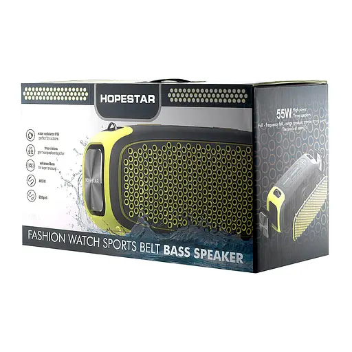 Портативная Bluetooth – колонка Hopestar A30 Желтый - фото 2