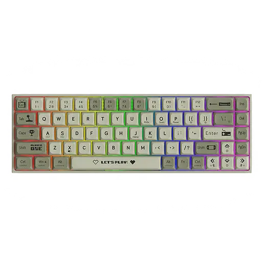 Механическая проводная клавиатура AJAZZ AK680 / Hot-Swap / Brown Switch / Grey - фото 2