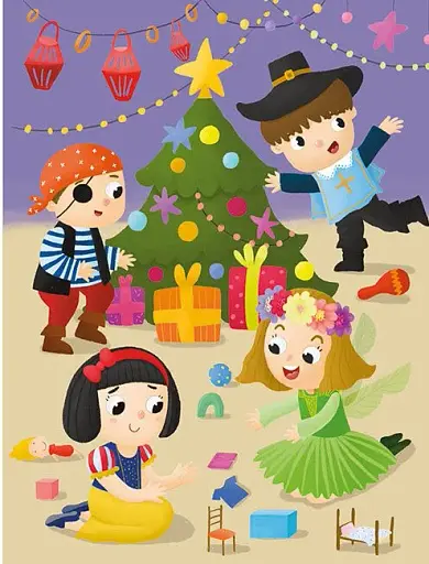 Читання з наліпками. Різдвяна казка - фото 5