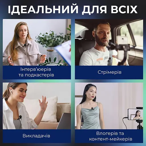 Мікрофон Boya BY-M1S Black (BY-M1S) - фото 12