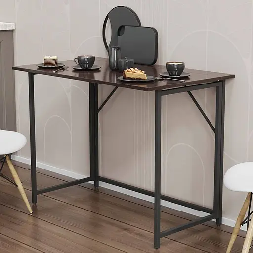 Стол раскладной Морис Ferrum-decor 750x1000x600 Черный металл ДСП Венге Магия 16 мм (FRD-105402) - фото 6