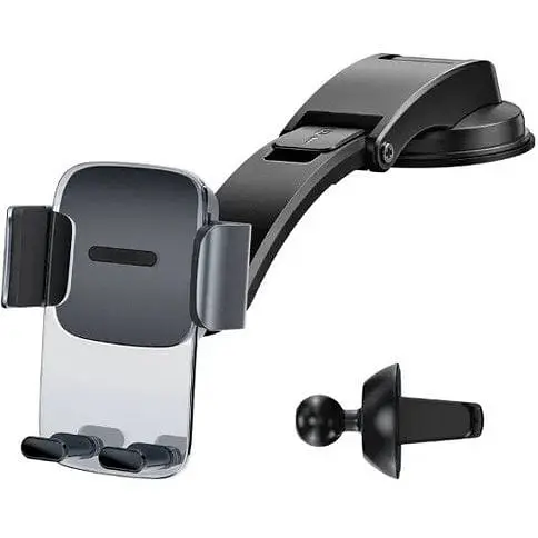 Холдер Baseus Easy Control Clamp Car Mount Holder A Set Черный - фото 1