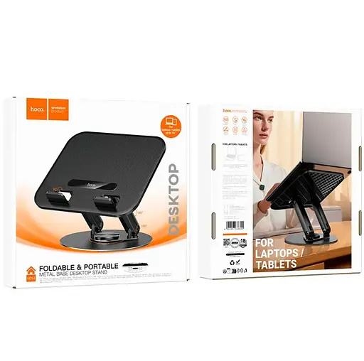 Настольная подставка Hoco HD34 для смартфона и планшета с металлической основой вой - фото 8