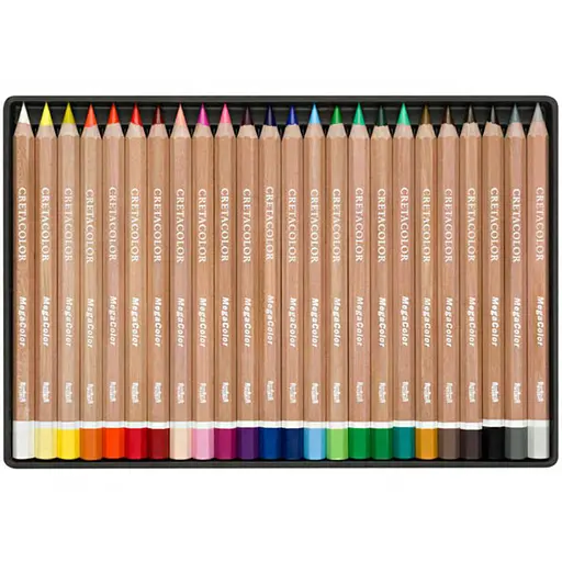 Набор цветных карандашей MegaColor Cretacolor 24 шт. - фото 3