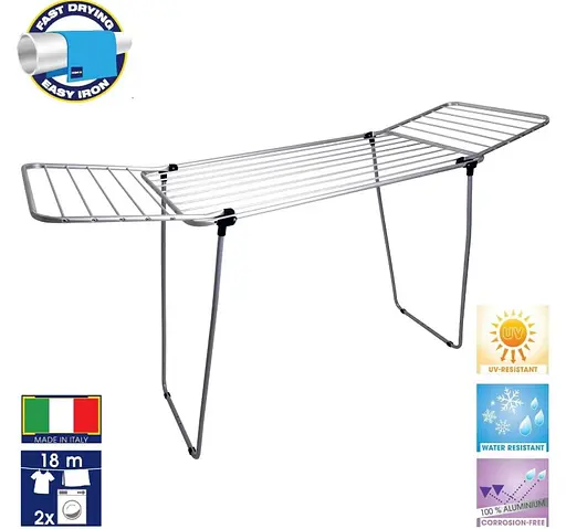 Сушилка для белья напольная Casa Si Pluto 18m Silver (CS92748Q05) - фото 2