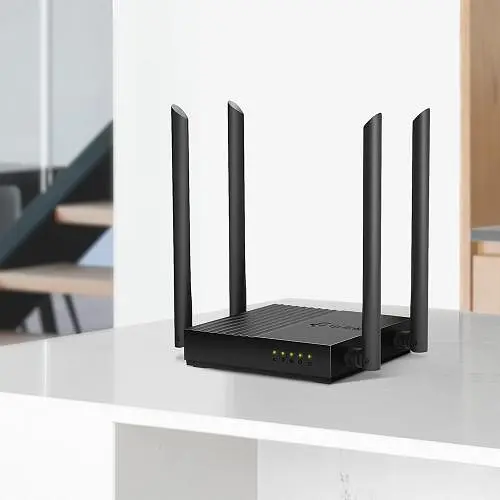 Роутер TP-LINK Archer C64, Black, Wi-Fi 802.11 ac, до 1167 Mb/s, 2.4/5GHz, 4 LAN 10/100/1000 Mb/s, RJ45 10/100/1000Mb/s, 4 зовнішніх антенн - фото 4