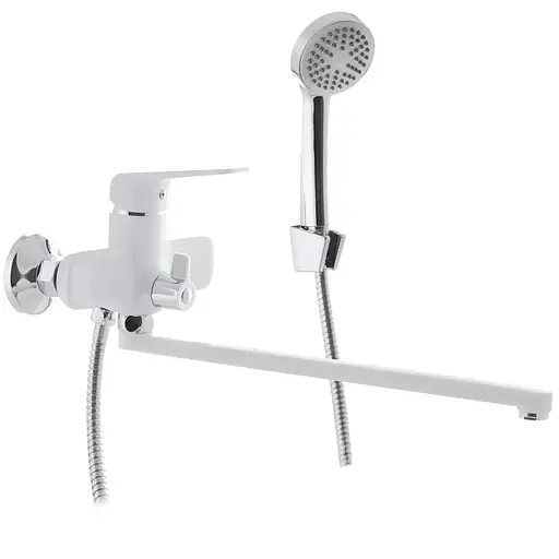 Змішувач для ванни Mixxus Oregon 006 Euro white MI5793 Білий матовий - фото 1