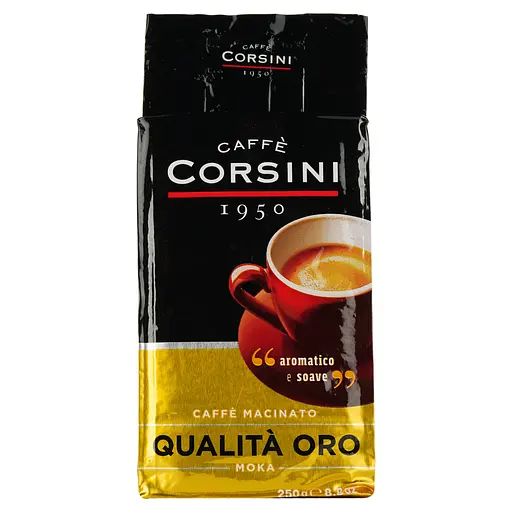 Кофе молотый Corsini Qualita` Oro жареный натуральный, 250 г (591316) - фото 1
