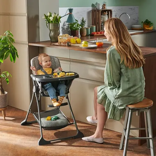 Стільчик для годування Kinderkraft Foldee Grey (4437) - фото 11