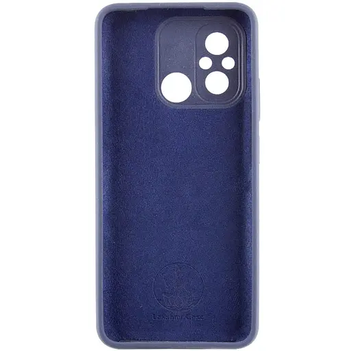 Чехол Lakshmi Silicone Cover Full Camera AAA для Xiaomi Redmi 12C Темно-синий/Midnight blue - фото 3