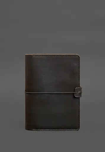 Кожаный блокнот А5 (софт-бук) 9.4 коричневый - фото 2