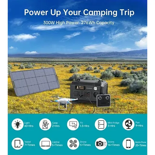 Зарядная станция Choetech Portable Power Station 300W (BS002-V2) - фото 7