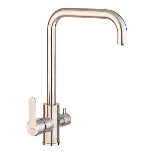 Змішувач для кухні на дві води Mixxus DAX-021-G нержавіюча сталь MI6077 - фото 1