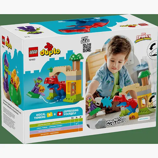 Конструктор LEGO DUPLO Disney Динозавр Spidey-Rex проти Зеленого Гобліна 25 деталей (10463) - фото 10