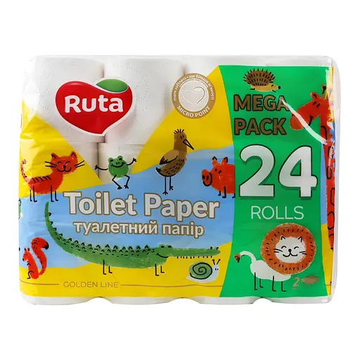 Папір туалетний Ruta Kids 24 рул 2 ш - фото 1