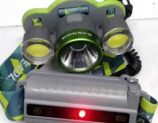 Налобний ліхтар BL-2133-T6+2COB + microUSB + 2х18650 + (5+2) режимів - фото 7