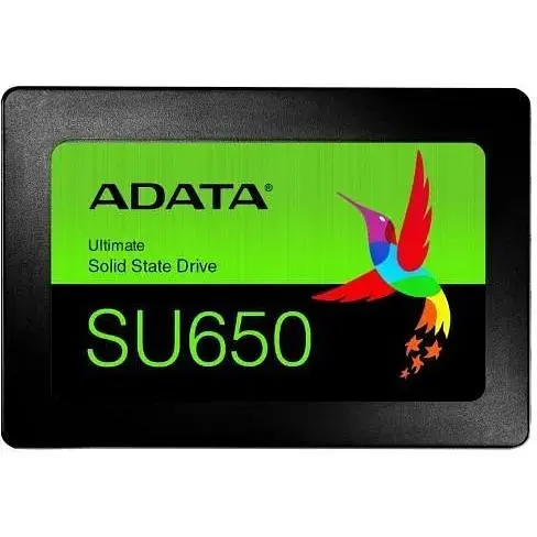 Твердотільний накопичувач SSD 1Tb ADATA Ultimate SU650 SATA3 2.5" 3D TLC 520/450 МБ/с (ASU650SS-1TT-R) - фото 1