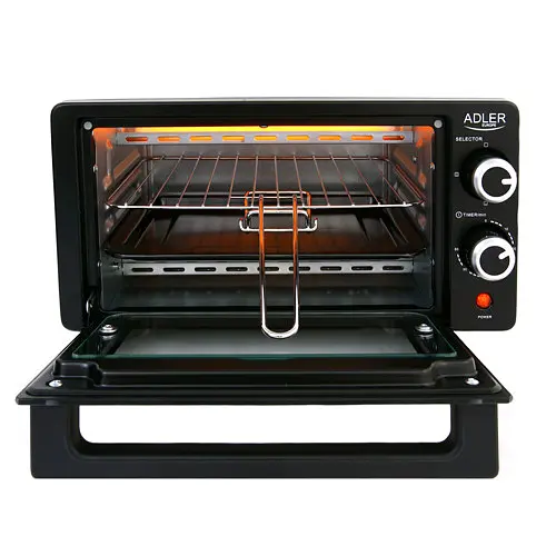 Електрична піч духовка Adler AD 6003 об'єм 9 л потужність 1400 Вт - фото 3