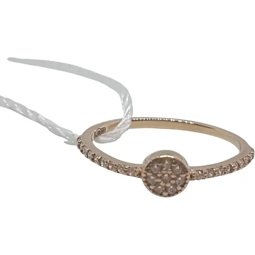 Золотое кольцо Семейные драгоценности с фианитами. 11110467 16,5