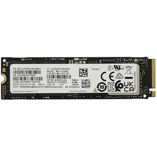 Накопитель SSD 256GB Samsung PM9A1 M.2 2280 PCIe 4.0 x4 V-NAND 3bit MLC (MZ-VL22560_OEM) OEM