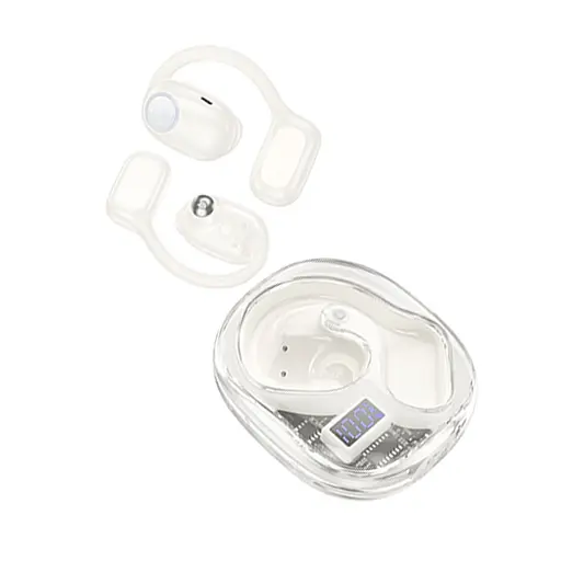 Навушники бездротові Hoco EA3 відкриті TWS білий - фото 4