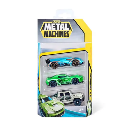 Машинки Zuru Metal Machines Car в асортименті 3 шт. (6715) - фото 2