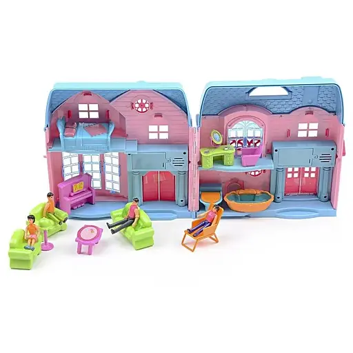 Игровой набор Кукольный домик с фигурками IM444